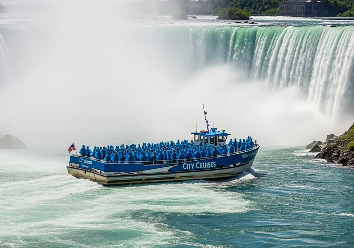 Niagara Falls Tour from Toronto Pearson Airport — Boat Cruise